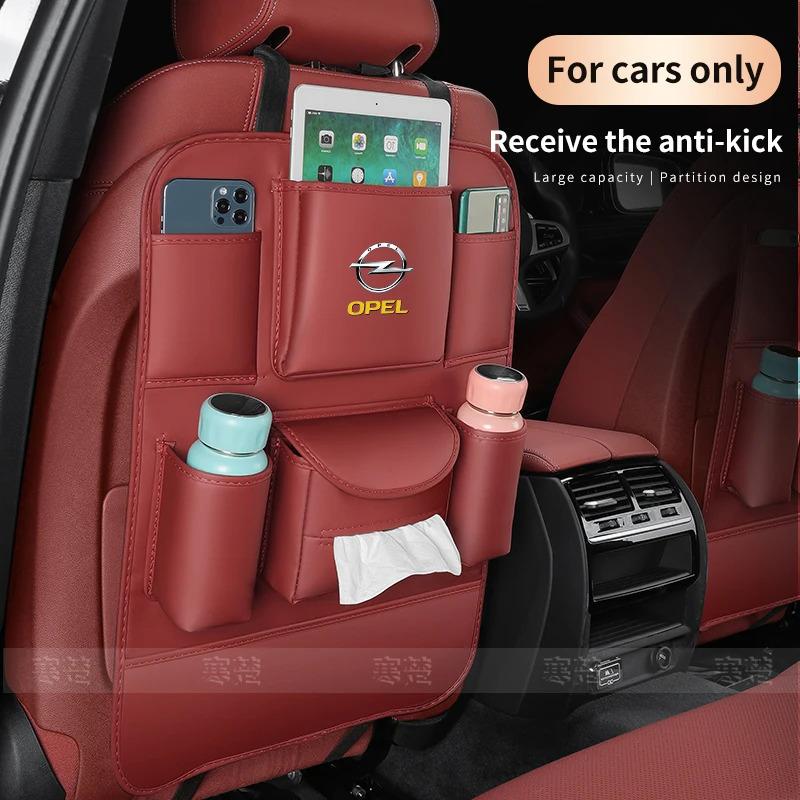 For Opel OPCline ASTRA CORSA INSIGNIA MOKKA VECTRA ZAFIRA GTC Tigra Car Seat Organizer Seat Back Storage Bag Pad Accessories