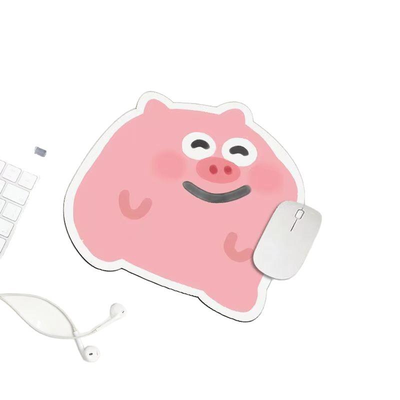 Pig Bacon Laptop Mouse Pad - Small, Non-Slip, Wear-Resistant, Waterproof, Oil-Proof, Easy-to-Clean Desk Mat.
