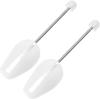 Adjustable Plastic Shoe Trees for Men's & Women's Shoes - Anti-Wrinkle, Non-Deforming, Spring-Telescopic Shoe Shapers & Expanders