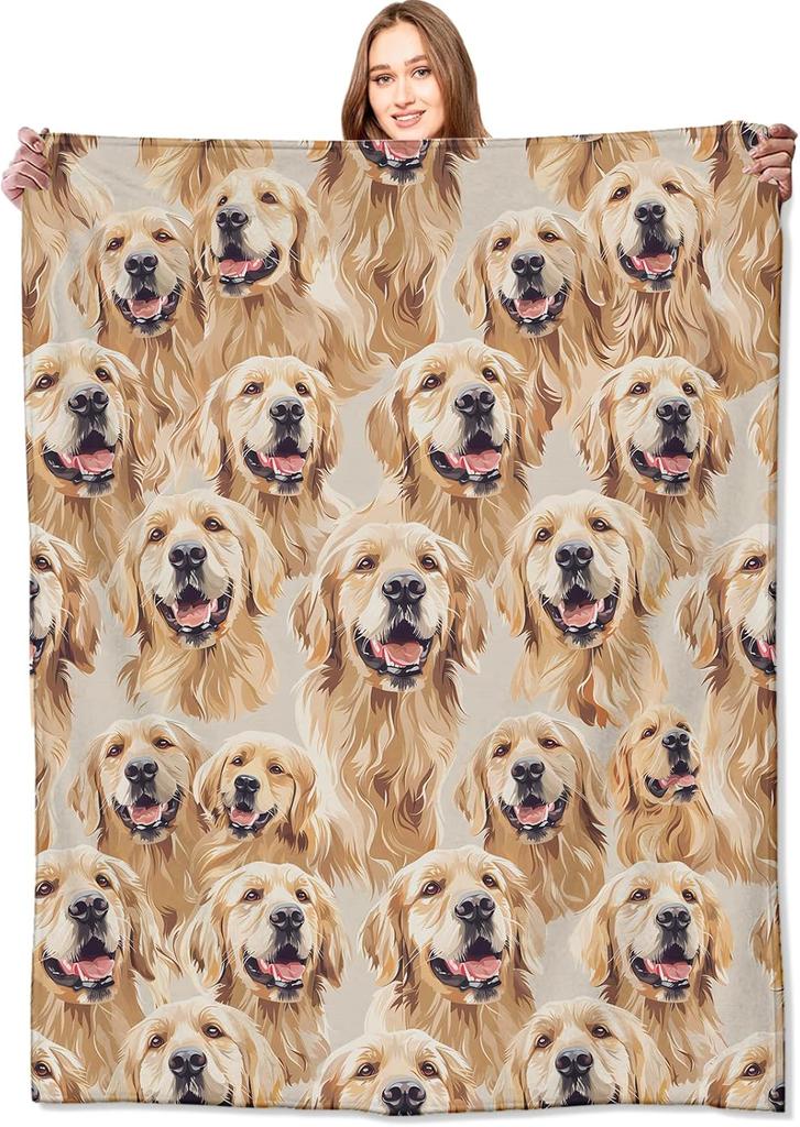 GUOYU Blanket Cartoon Panda Blanket Cute Animal and Floral Flower Throw BlanketsBirthday Gifts for KidsAnimal LoversLightweight Soft Fleece