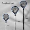 Adjustable Aluminum Silicone Folding Fishing Net - Portable, Large, Multi-Style, Three-Section Design