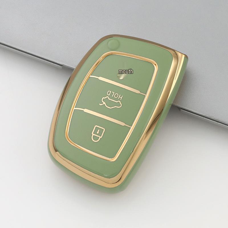 Modern Car Key Case for ix25, ix35, Sonata, Elantra, and Mingtu - Protective Shell Cover