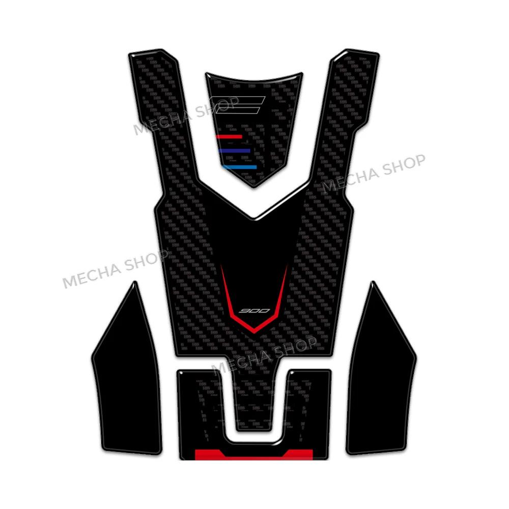Motorcycle 3D Side Fuel Tank Pad For F900R F 900 R F900 R 2017 - 2026 Tank Pads Protector Stickers Knee Grip Traction Pad