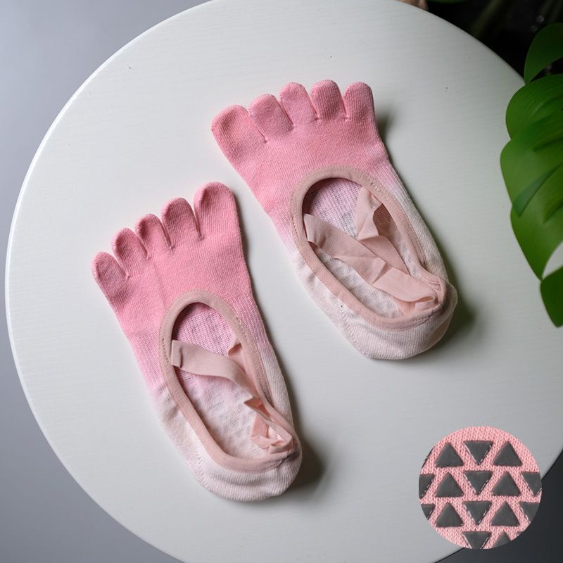 

Inner Field Yoga Belt Boat Socks Summer Socks Non Slip Professional Female Pilates Toe Socks Fitness Toe Socks Pink free size (35-40)