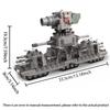 MOC KV44 Carro Armato Militare Blocchi da Costruzione Set Modello Pesante AV7 Carro Armato Armi di Guerra Modello Giocattoli Classici per Bambini Collezioni per Adulti Regali