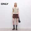 ONLY Women's Lightweight Striped Polo Knit Top