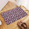 Leopard Pattern Doormat Animal Leopard Print Soft Non-Slip Rug Wild Pattern Modern Home Decor Carpet for Living Room