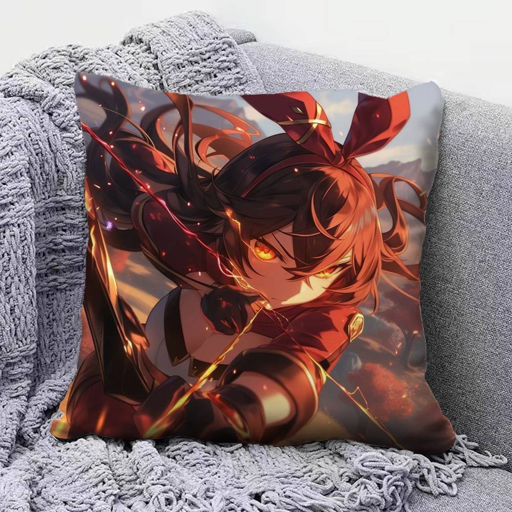 Citlali Klee Nilou Columbina Genshin Impact Pillow Covers, Home Sofa Cushion Covers And Aecorative Custom