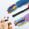 Dog Tug-Mop Training Toy Chew-Resistant Squeaky Sound Bungee-Tug War Rope Toys Interactive Teeth Cleaning Pet Supply