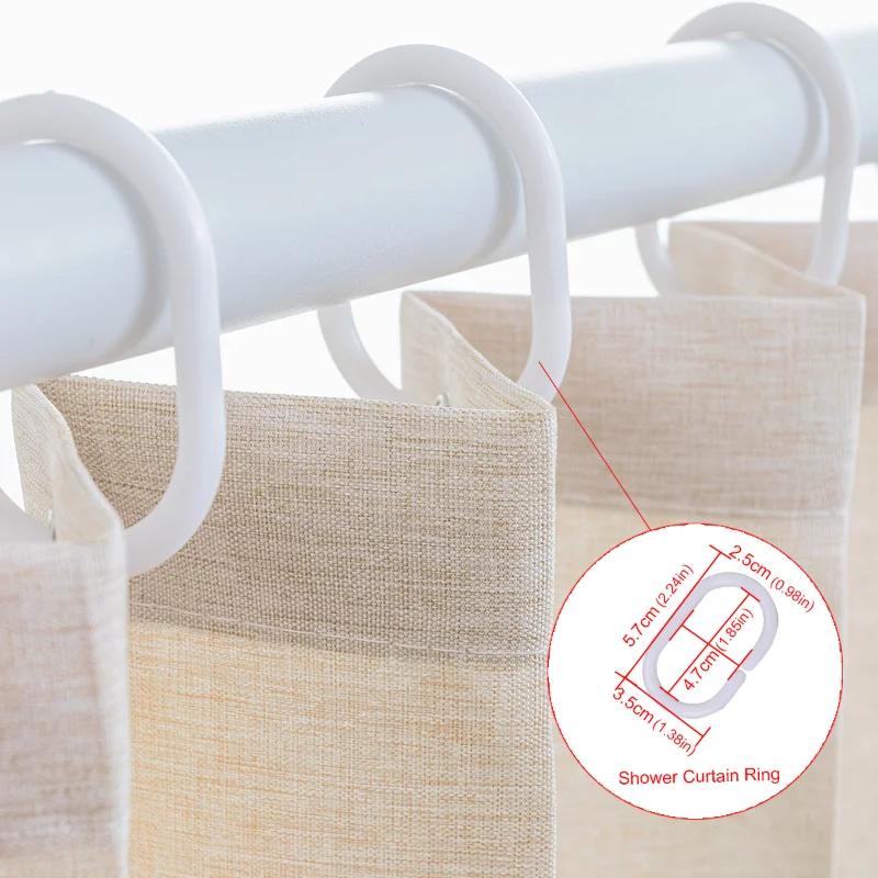 Sprchový závěs řady skládacích závěsů 1PC je vhodný pro koupelnové vodotěsné suché sprchové závěsy a oddělovací přepážkové závěsy