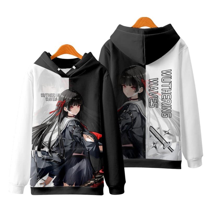 Herren Kapuzenpullover mit trendigen Prints, geeignet für den täglichen Gebrauch im Frühling und Herbst.