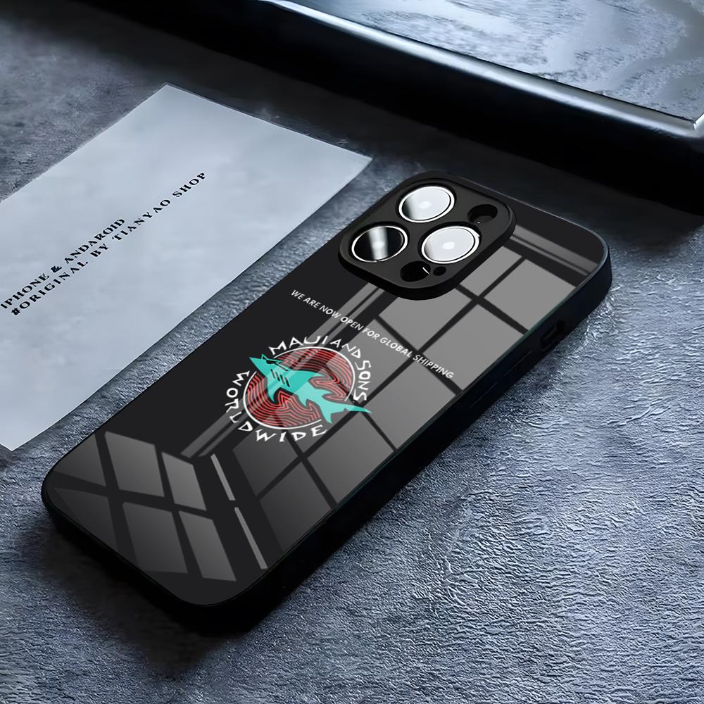 

MAUI AND SONS Surf Sakataboard Phone Case For IPhone 16 15 14 Pro 11 13 12 Mini XS XR Max 6 8 7 Plus SE Glass Luxury Design Cove iPhone15 ProMax