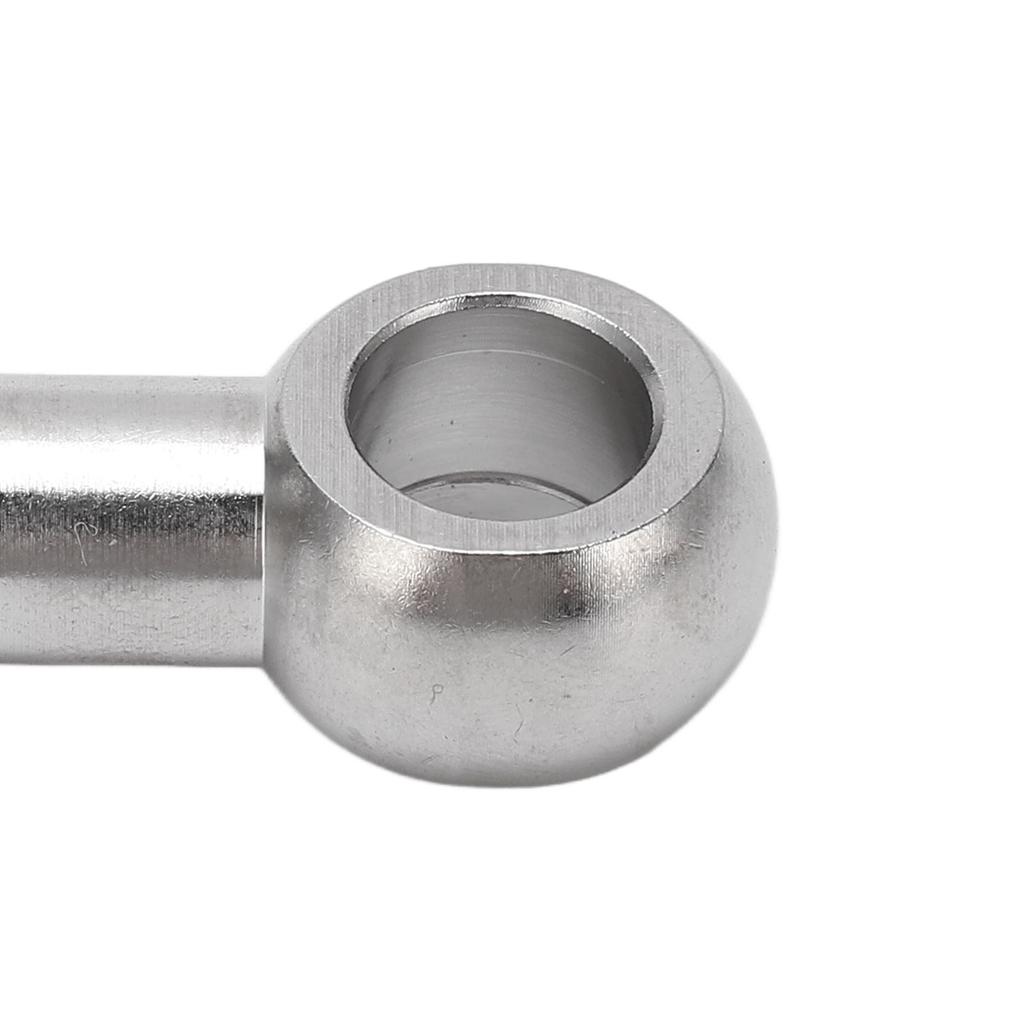 3/8in Brake Banjo Fitting 10mm Inner Diameter Stainless Steel Hose Line Adapter Leakage Prevention for M10 Banjo Bolt