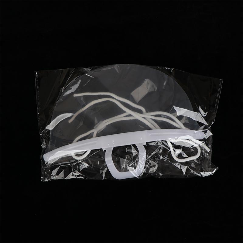 10/20/30 Bucăți Mască Reutilizabilă Transparentă Anti-Ceață Acoperire Plastic Protecție Față Deschisă Restaurant Școală Plastic Anti-Salivă Protecție Gură