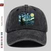 Pc Fashion Oil Painting Pattern Printed Baseball Cap Casual Design Decorative Hat Comfortable Lightweight Headwear Adjustabl