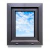 Okno Pcv Antracyt 50X60 Lewe, Nowe 500X600 Mm Rozwierno Uchylne, Dwuszybowe