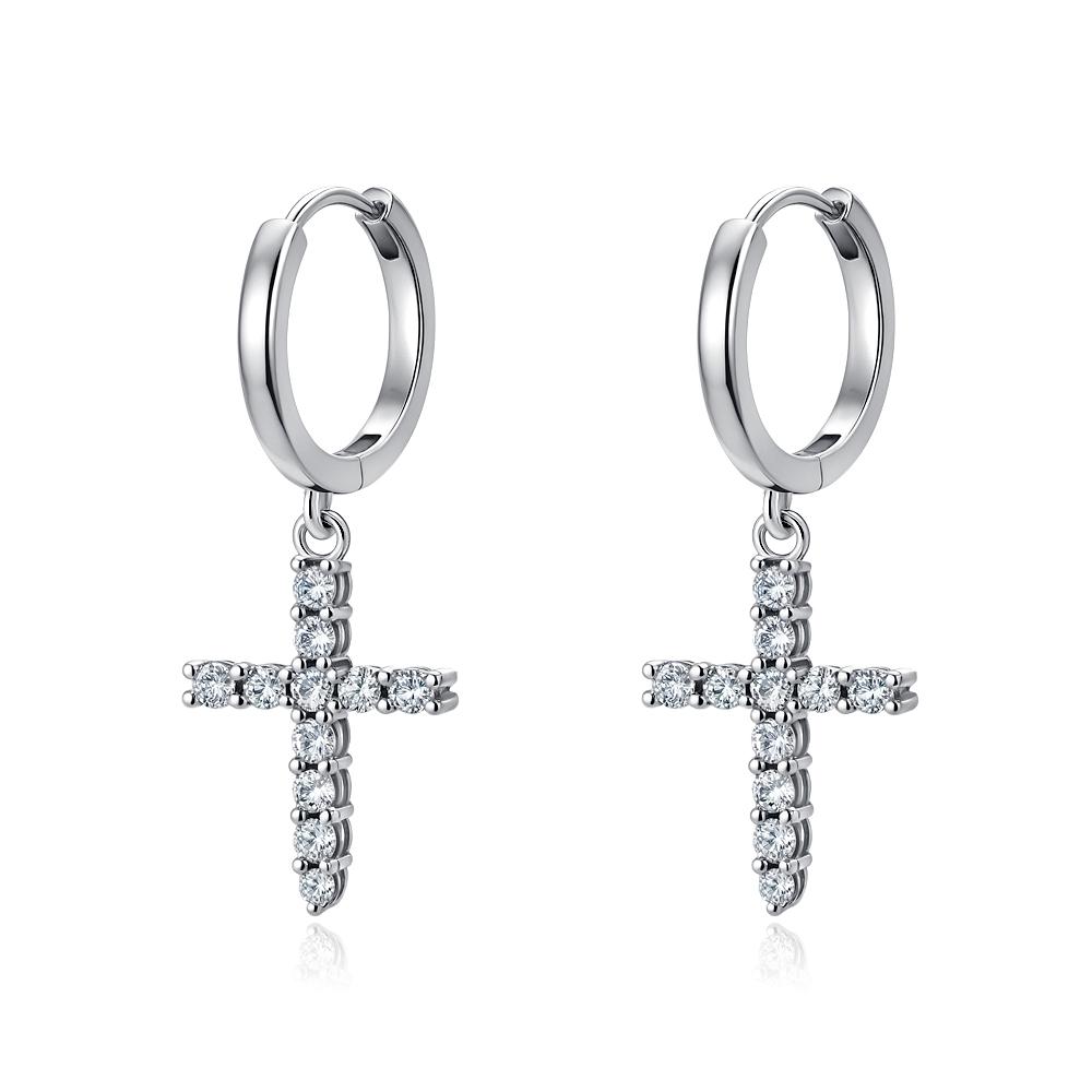 New Copper Jesus Cross Bead Pendant Safety Chain Suitable For European Original Bracelet Diy Accessories Exquisite Jewelry