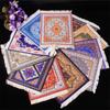 90*110mm Floral Pattern Cup Mat Multicolor Mini Floor Coverings Gift Miniature Weaving Rug