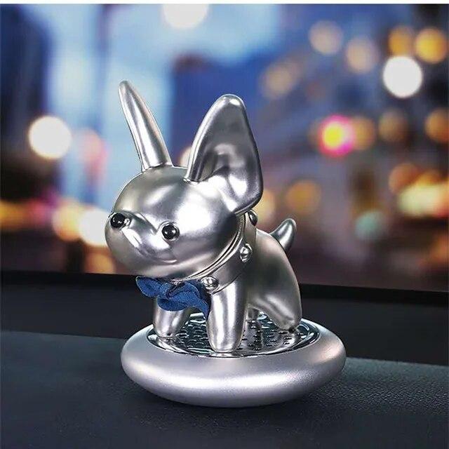 2020  Cartoon Car Air Freshener Dog Gift Diamond Dog Shaking Head Car Interior Ornament Perfume Solid Car Aroma Decoration
