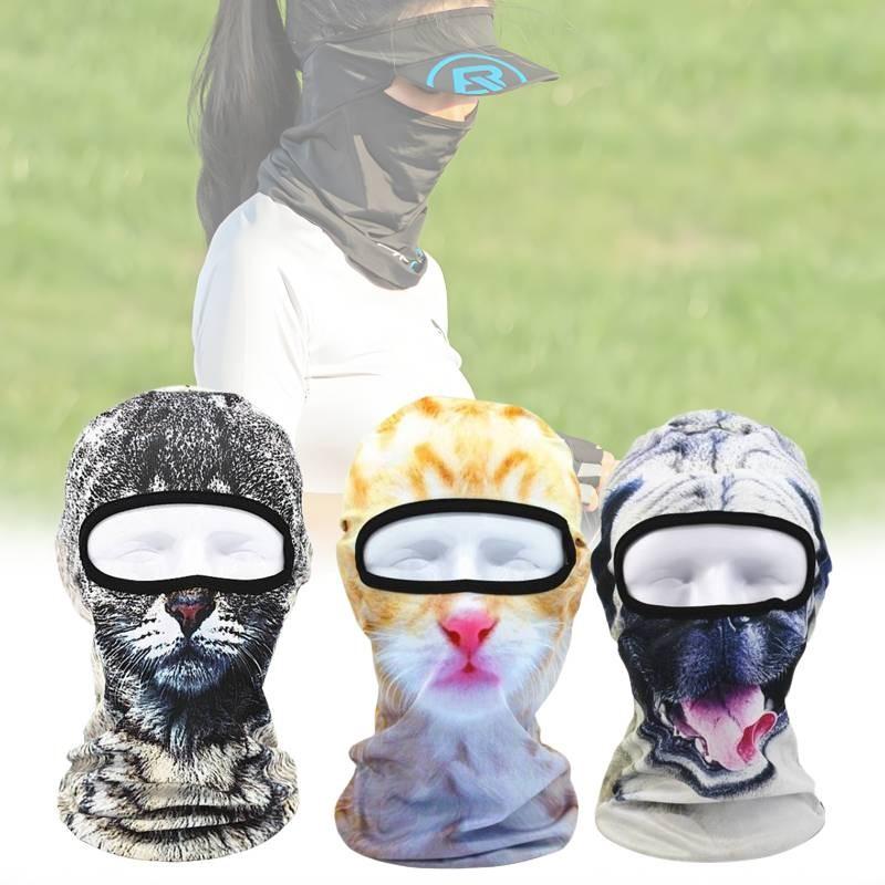 3d Face Mask For Outdoor Sports Stylish Breathable Uv Protection For Cycling And Fishing