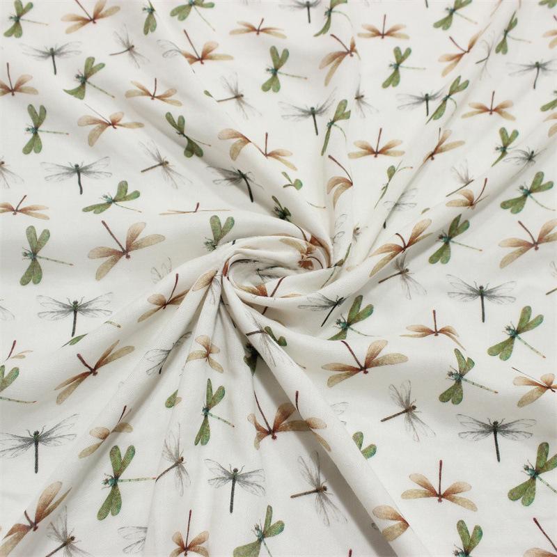 150X100cm Double Layer Gauze Fragmented Flowers Printing 70% Eco-Friendly Bamboo Fiber 30% Cotton Knitted Baby Fabric DIY Cloth