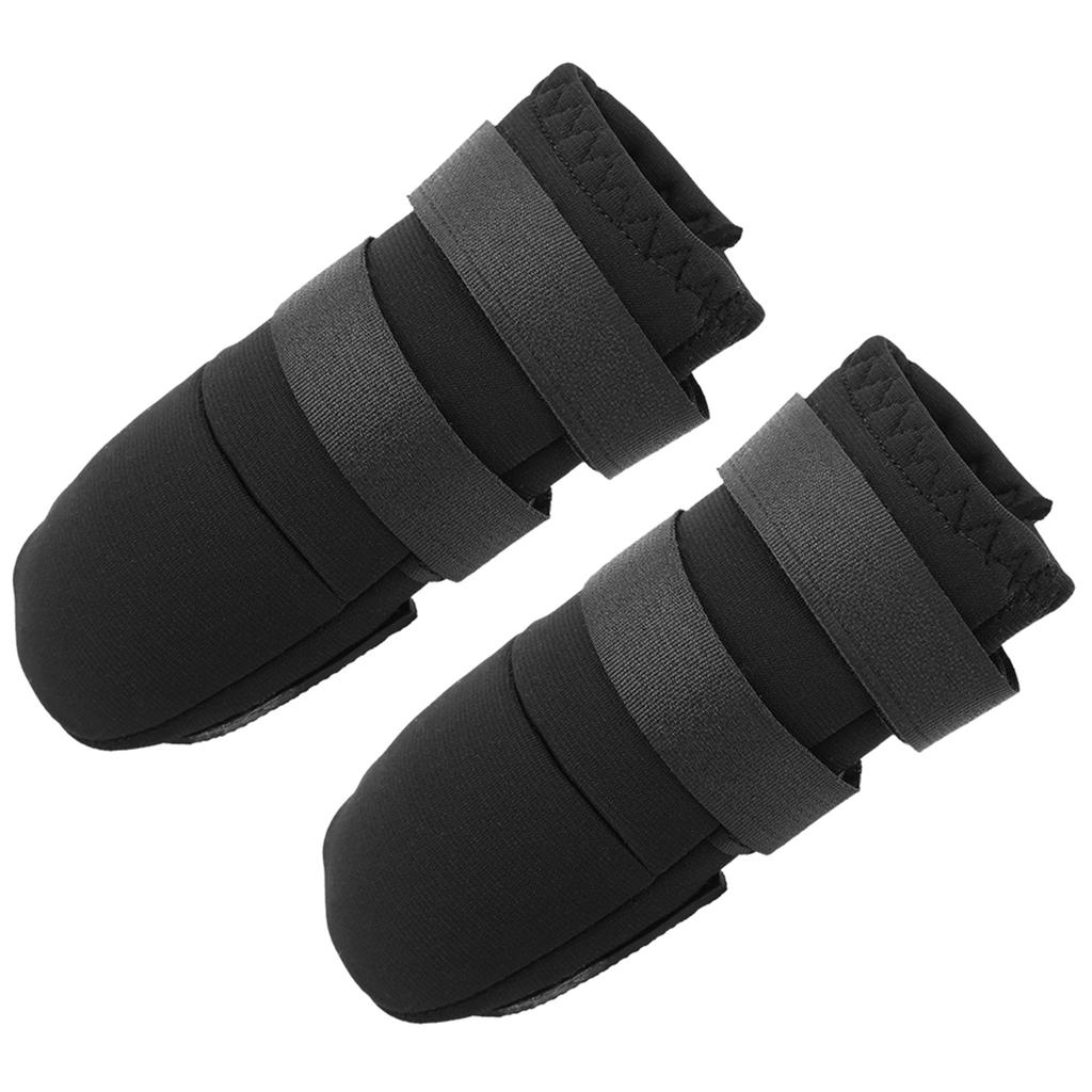 2pcs Dog Boots Shoes for Different Size Dogs with Two Adjustable Straps AntiSlip Sole XL