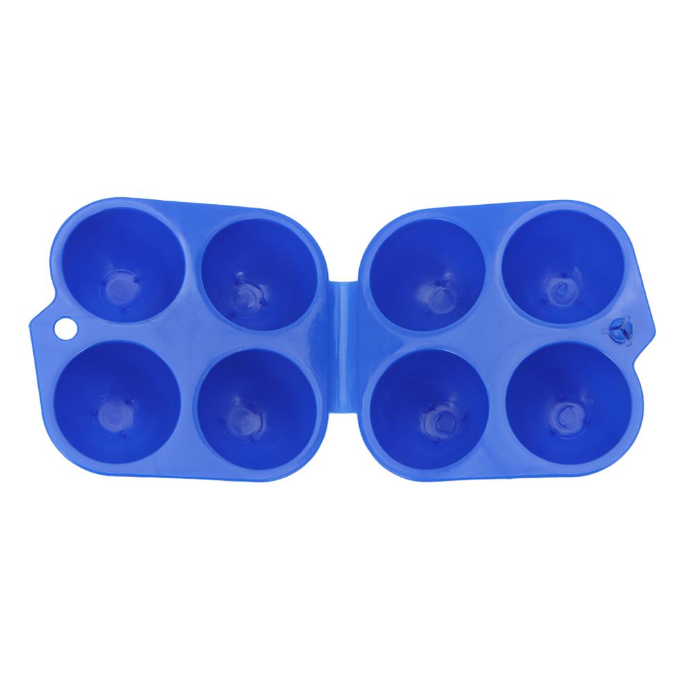 2/4 Grids Outdoor Containers Holder Egg Tray Portable Organizer Case Egg Storage Box