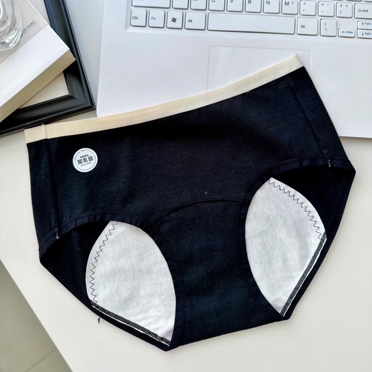 

Непротекающее менструальное белье: Легко чистить, Тройная защита, Антибактериальный, Хлопок, Ластовица из полимолочной кислоты, 7A. L