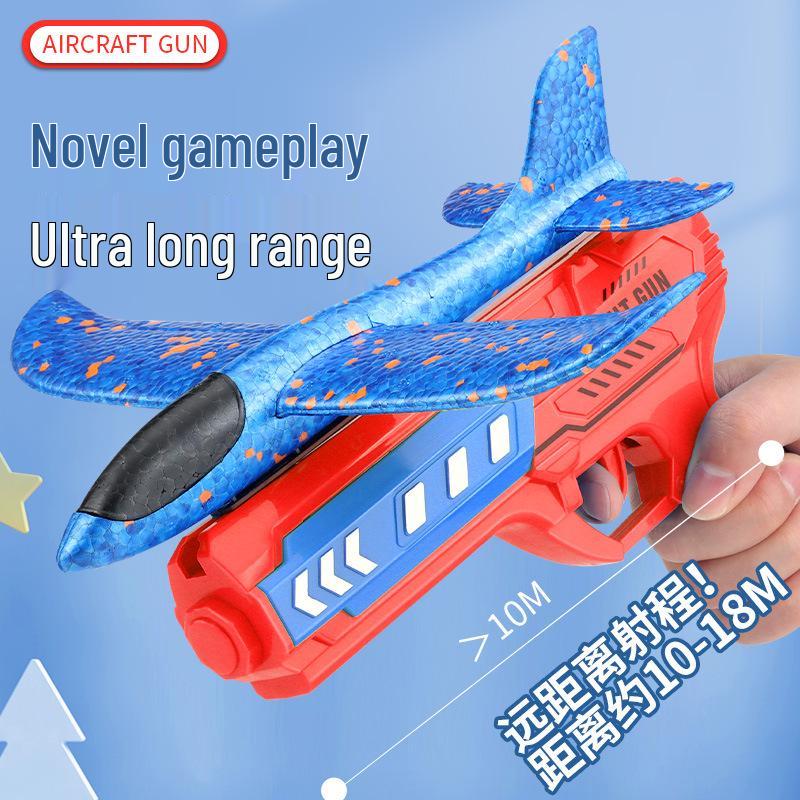 Catapult Aircraft Toy - Hand-Thrown Glider with Crash-Resistant Foam for Boys