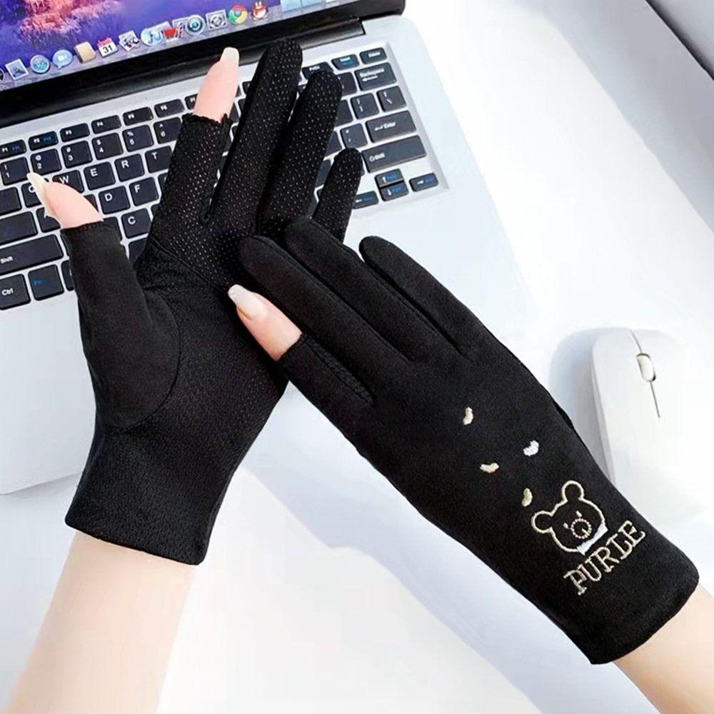 Fashion Summer Sun Protection Sunscreen Anti-UV Mittens Sunscreen Gloves