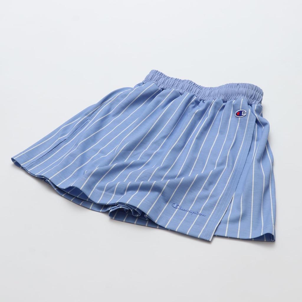 Champion Script Logo Wrap Shorts for School Sublimation Gel Pale Blue Kids' Quick-Drying Girls, Print, CK-BS511,