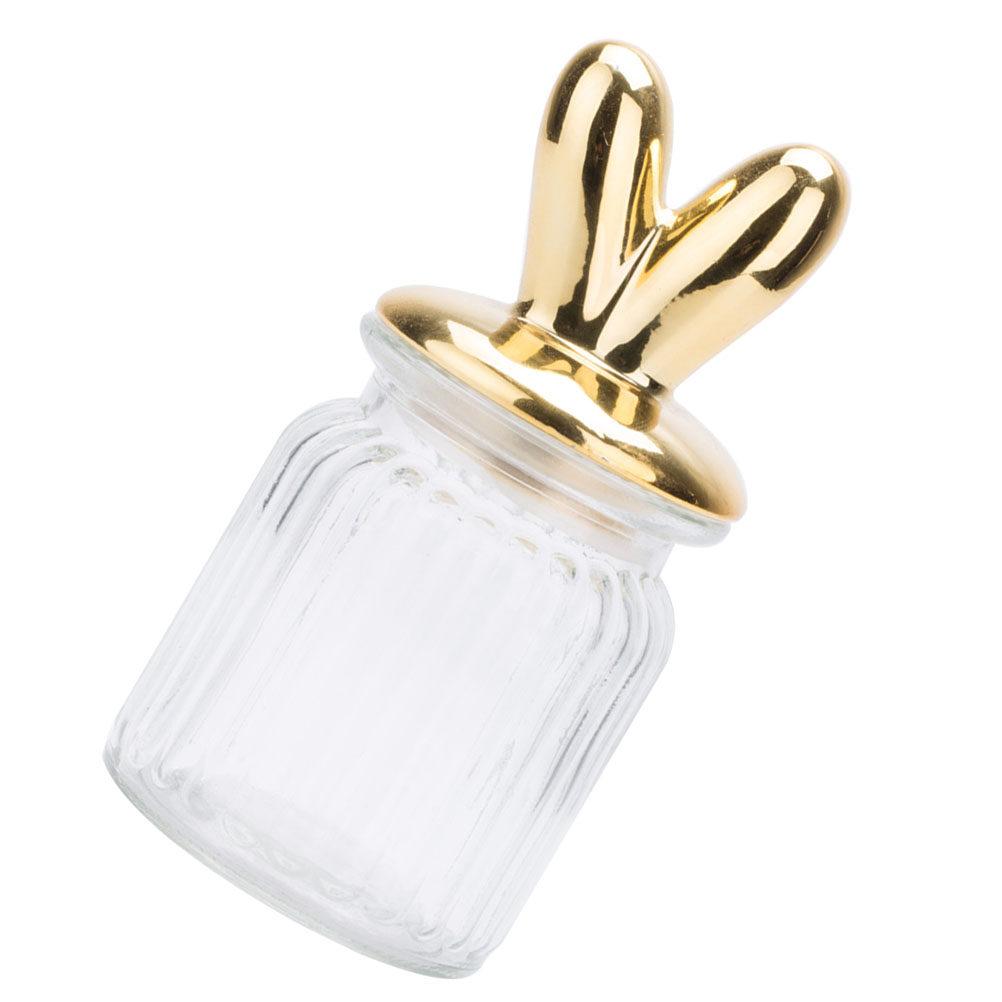 1Pcs Rabbit Ear Sealed Jar Household Kitchen Storage Multipurpose Food Container for Snacks Dry Ingredients Kitchen Jar