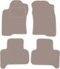 Beige Velours-Fußmatten für: Toyota Land Cruiser J120 5-Türer (2002-2009)