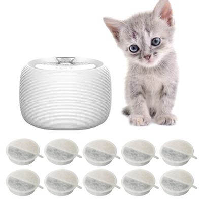 Cat Fountain Filters Set of 10 Drinking Dispenser Replacement Filter Foam Water Filtration System Dog Fountain Filter