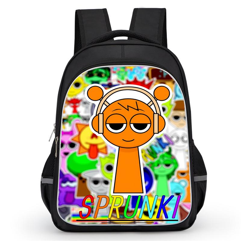 Rhythm Box Sprunki Hra Anime Batoh Studentský Školní Taška Počítačová Taška