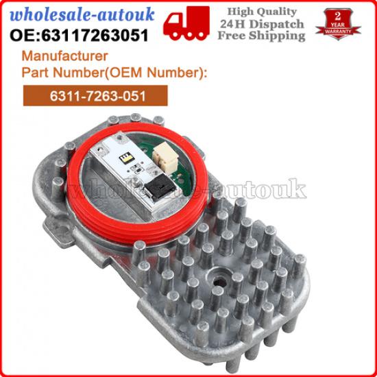 2*LED Headlight Ballast Control Unit Light Module for BMW 3' E92 E93 05-13 325i