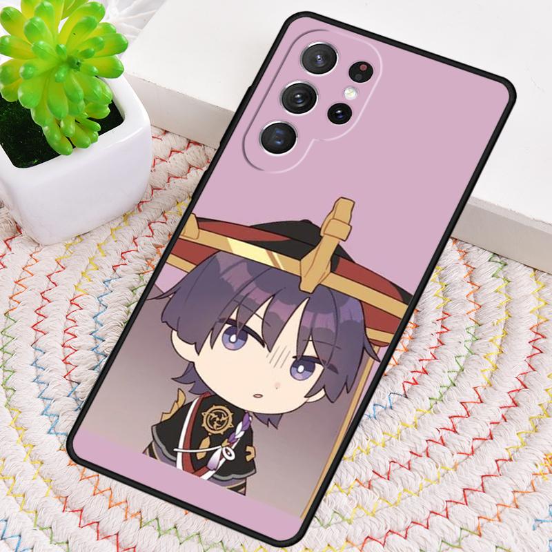 Scaramouche Genshin Impact soft Phone Case For Samsung Galaxy note 10 pro S26 S25 S24 S23 S22 Ultra Plus S21 FE S20 Cover