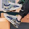 Men's Fashi Sneakers Lightweight Men Casual Shoes Breathable Men Shoes Lace-Up Walking Shoes Sports Running Sneakers