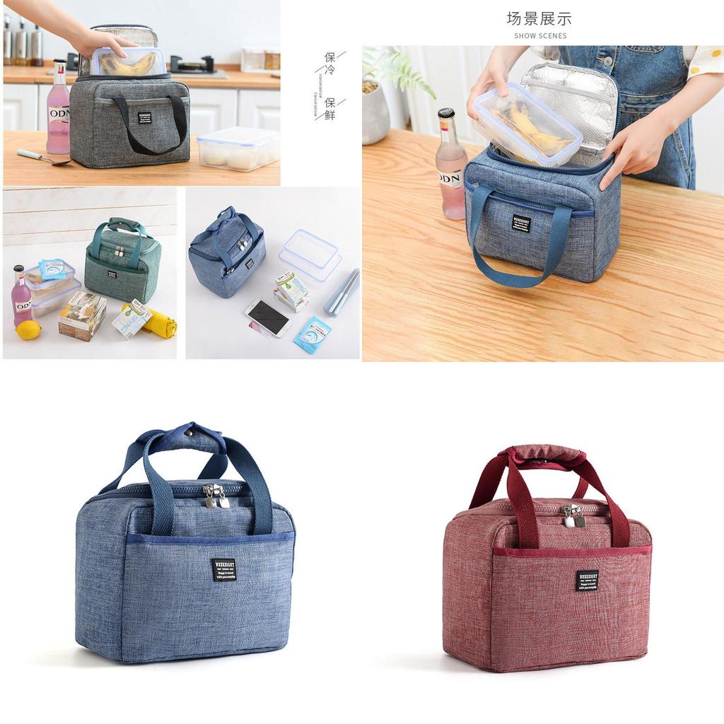 Premium Insulated Lunch Box Soft Cooler Bag Waterproof Thermal School Bento Delight