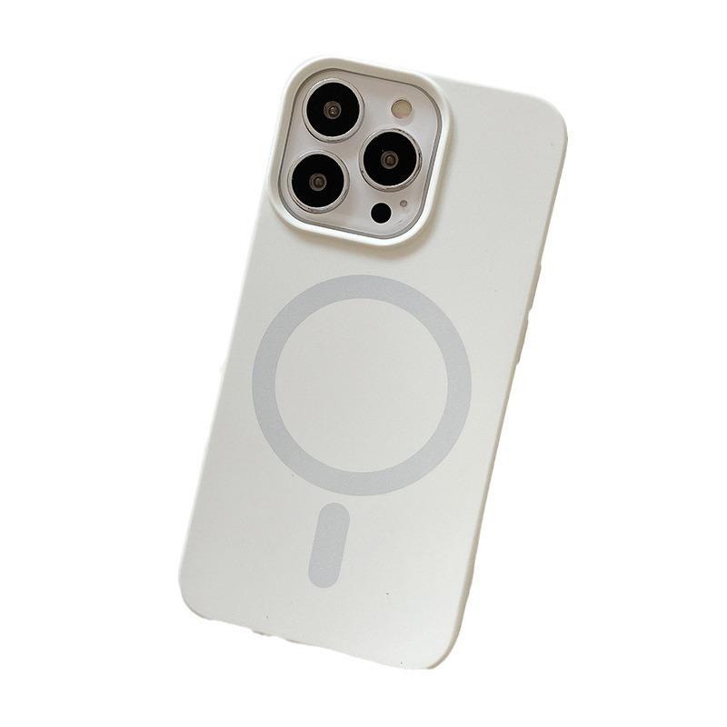Suitable for Apple 16promax Liquid Silicone Magnetic Phone Case IP15 Imitation Original Liquid Large Hole 13 Protective Case