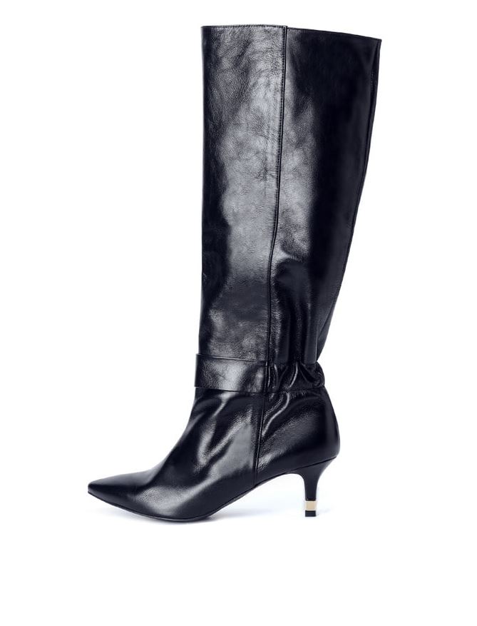 Missue Long Back Shirred Boots