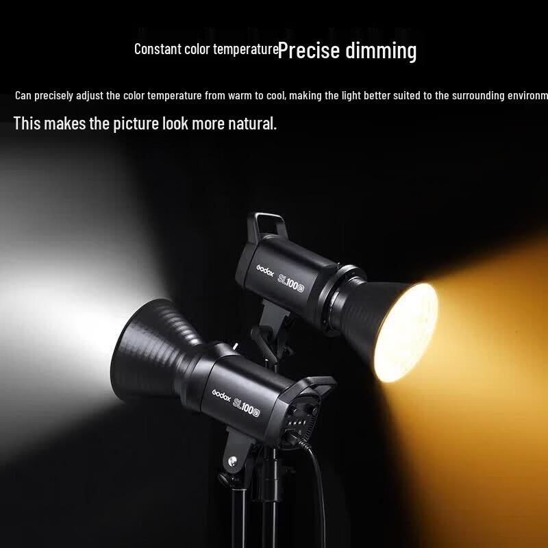 Godox SL100BI Bi-color LED Video Light Kit with Softbox and Stand