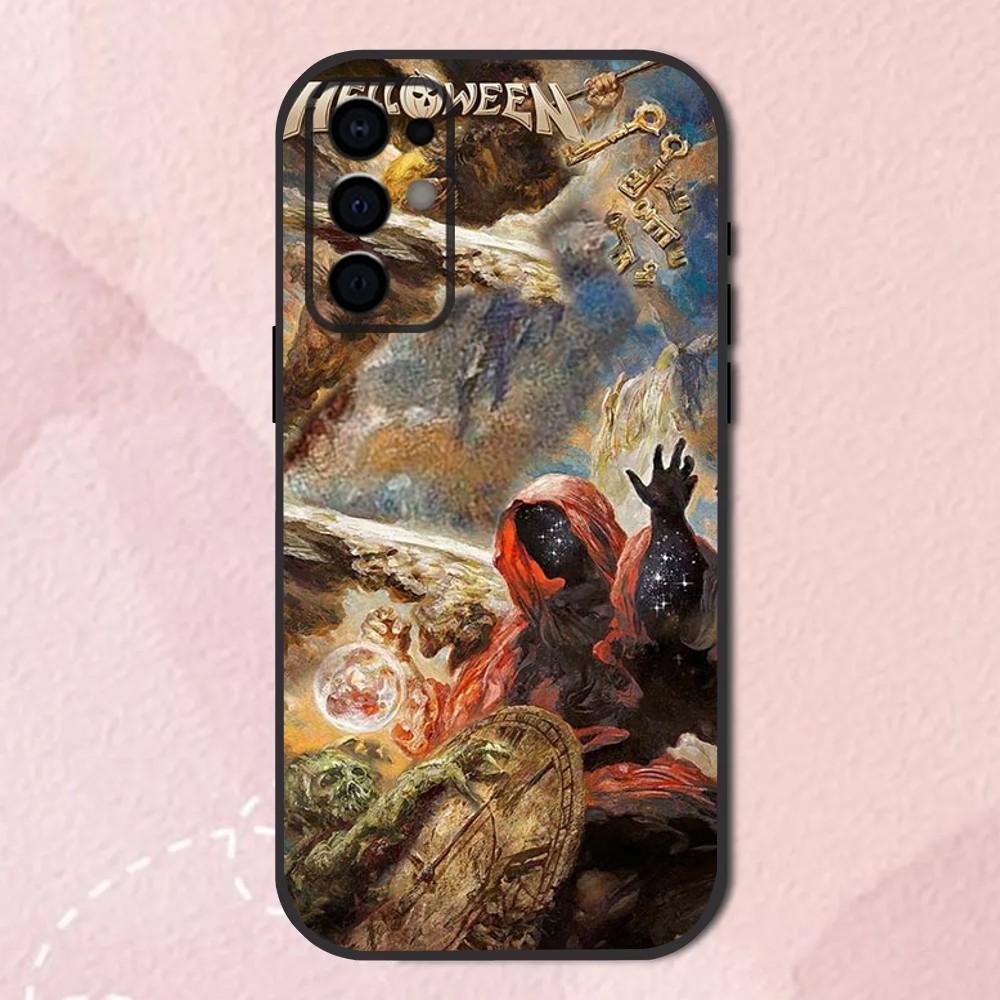 H-Helloween Band Phone Case For Samsung S24,S21,S22,S23,S30,Ultra,S20,Plus,Fe,Lite,Note,10,9,5G Black Soft Shell
