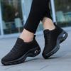 Fashion Women Casual White Sneakers Breathable Mesh Sneakers Air Cushion Shoes Women Walking Sports Lightweight Thick Sole Shoes Spring