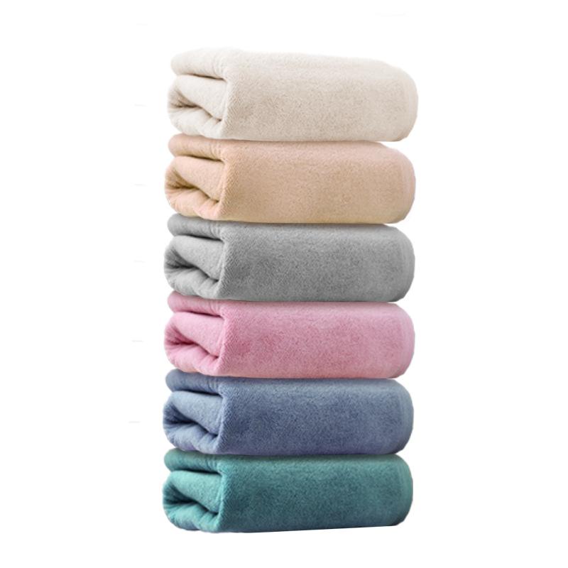 Bath Towel 800g Pure Cotton Thickened, Enlarged and Widened Bath Towel Absorbent Body Bath Towel Available In Student Dormitory