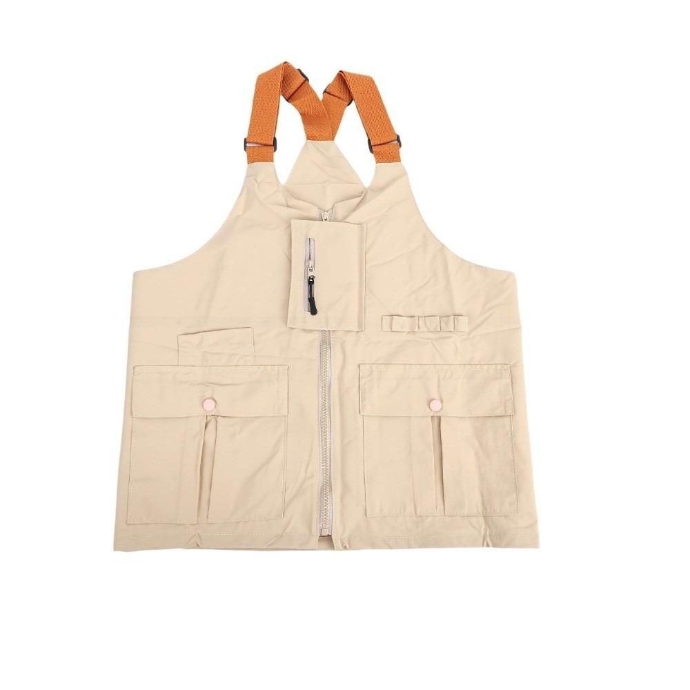 Polyester Vest Shoulder Bag 2-in-1 Convertible Crossbody Vest Bag Utility Vest Backpack Hiking