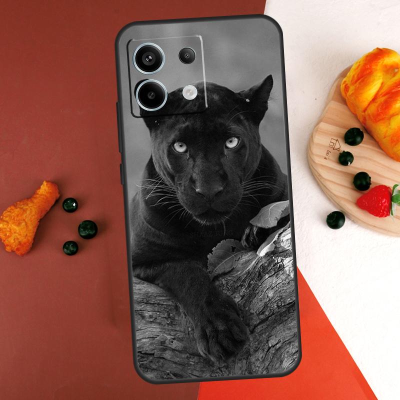 Cheetah Panther Case For Xiaomi Redmi Note 13 14 Pro 9 10 11 12 Pro 10S 11S 12S Redmi 13C 10C 12C 14C Coque