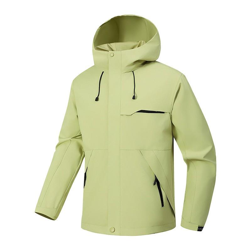 Unisex Lightweight Waterproof Windproof Outdoor Jacket With Hood Hiking Running Fall Winter