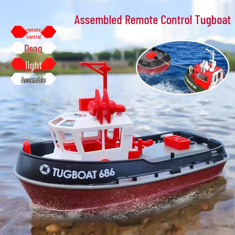 Dualmotoriges 2,4G-Funk-Schnellboot mit langer Akkulaufzeit – Hochleistungs-Rennwasserspielzeug