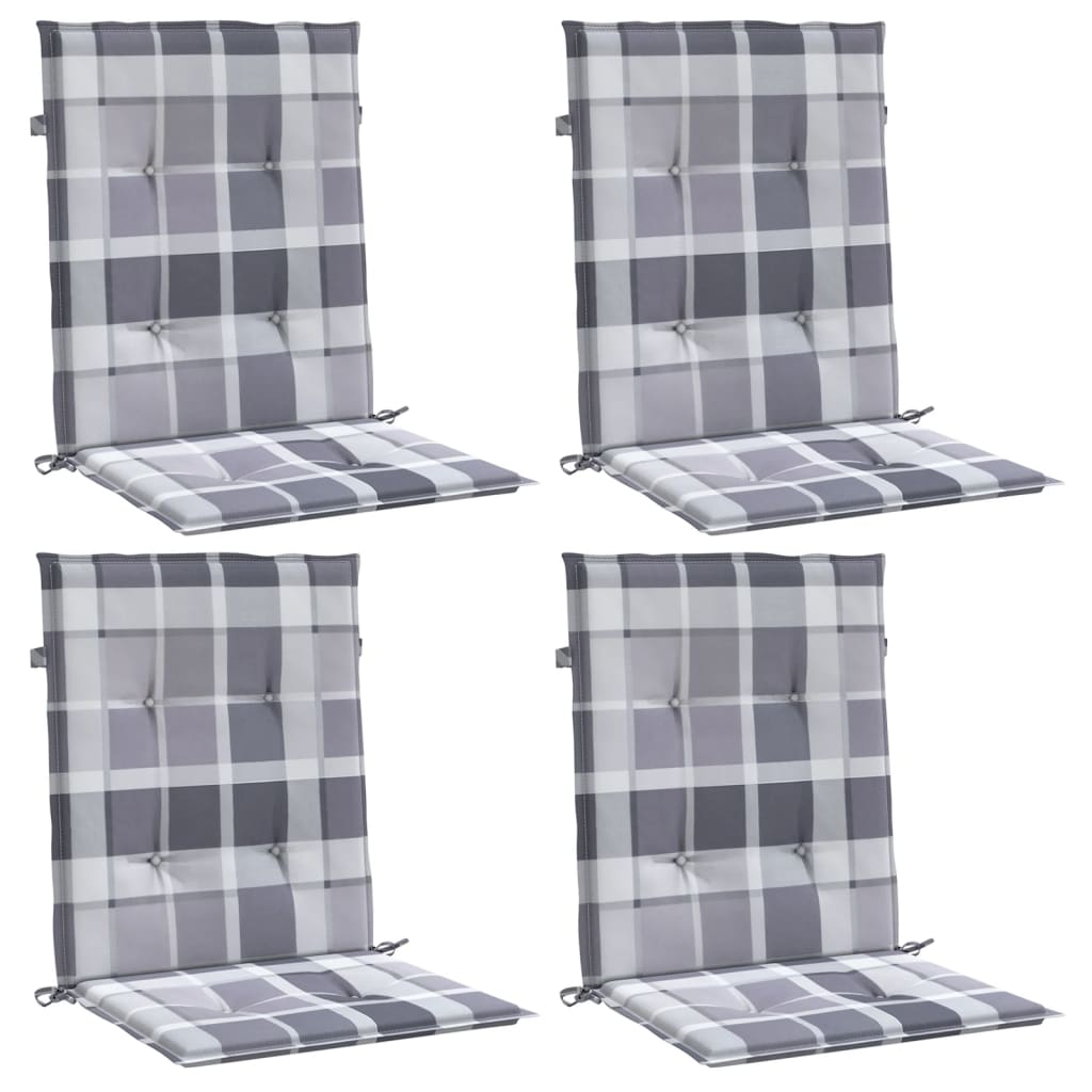 Garden Chair Cushions for Low Back Chairs 4 pcs 100 x 50 x 3 cm